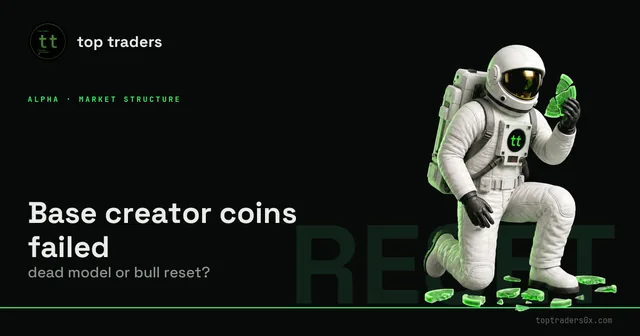 Base creator coins failed: dead model or bull reset?
