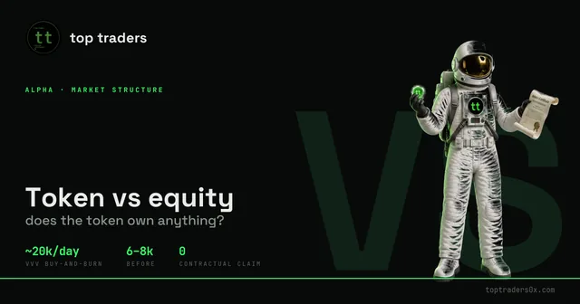 Dual equity/token structures: is the token just exit liquidity?