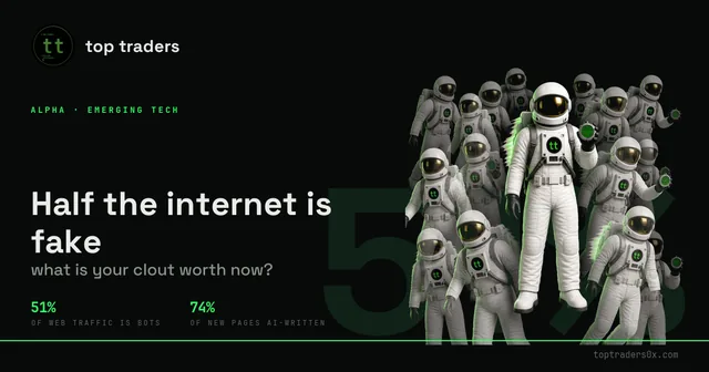 Half the internet is fake. What’s your clout worth now?