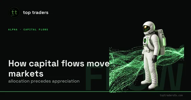 How capital flows move crypto markets