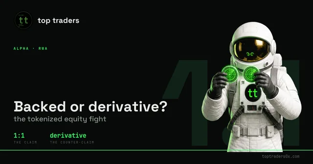 Backed or derivative? The tokenized equity fight