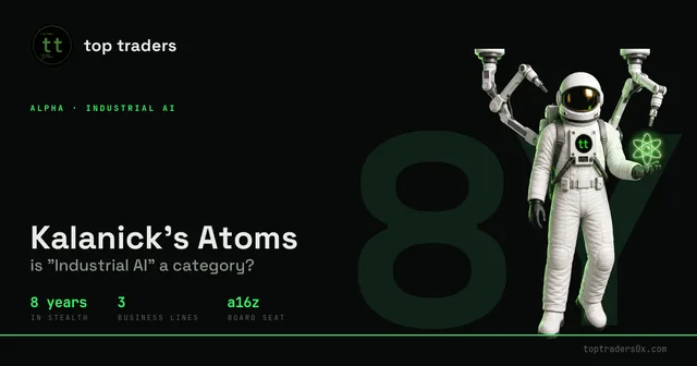 Travis Kalanick's Atoms: is 'Industrial AI' investable?